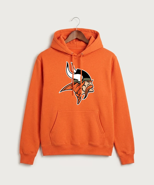 Littlefork Big Falls High School Football (Boys) - S. Orange Port & Co Core Fleece Pullover Hooded Sweatshirt. PC78H