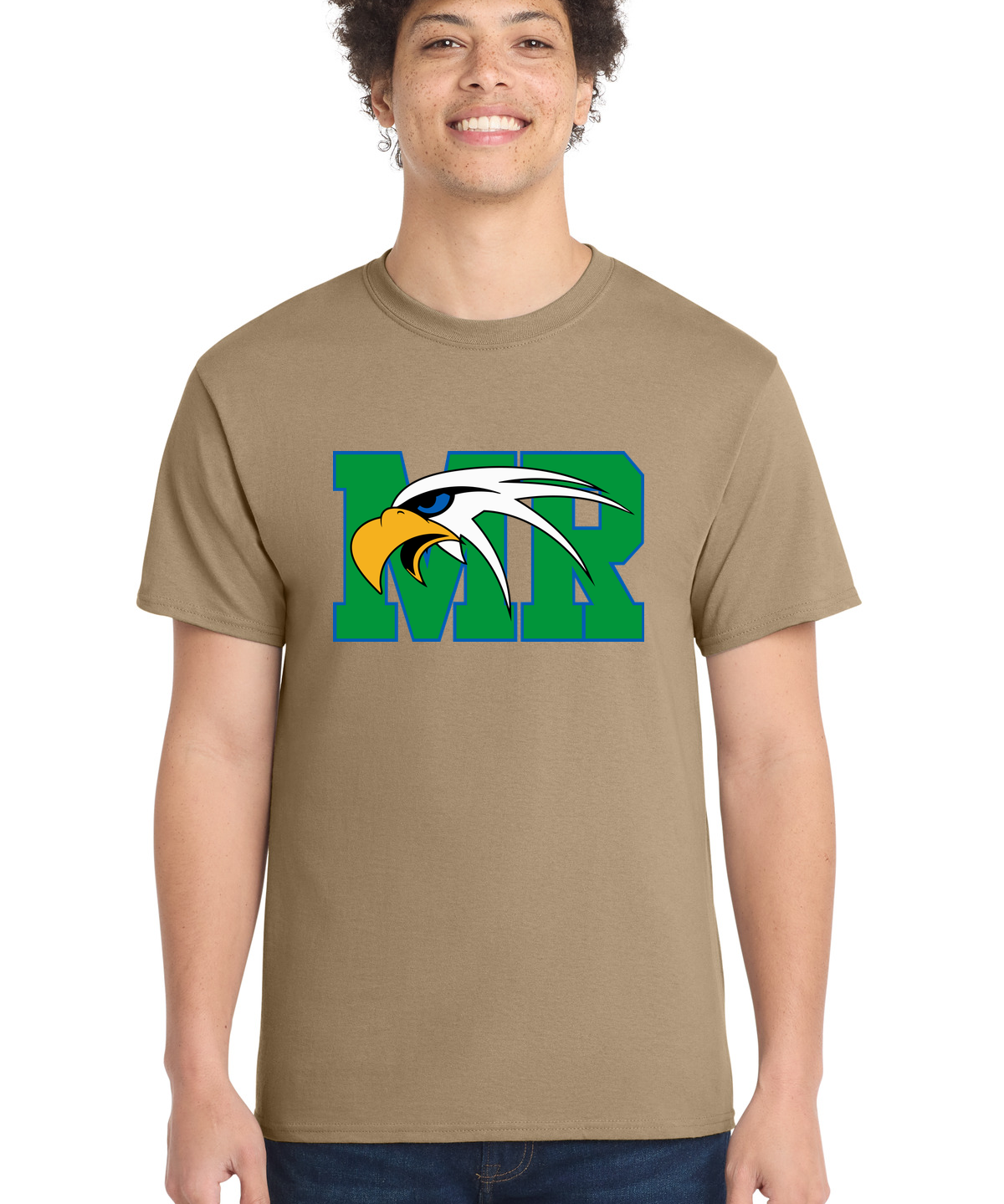 Maple River High School hockey_boys - Sand Port & Co Core Cotton Tee. PC54