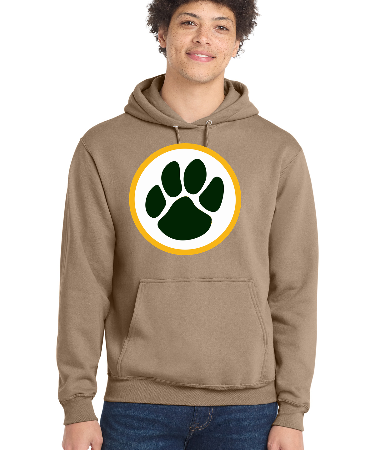 Ashwaubenon High School Football (Boys) - Sand Port & Co Core Fleece Pullover Hooded Sweatshirt. PC78H