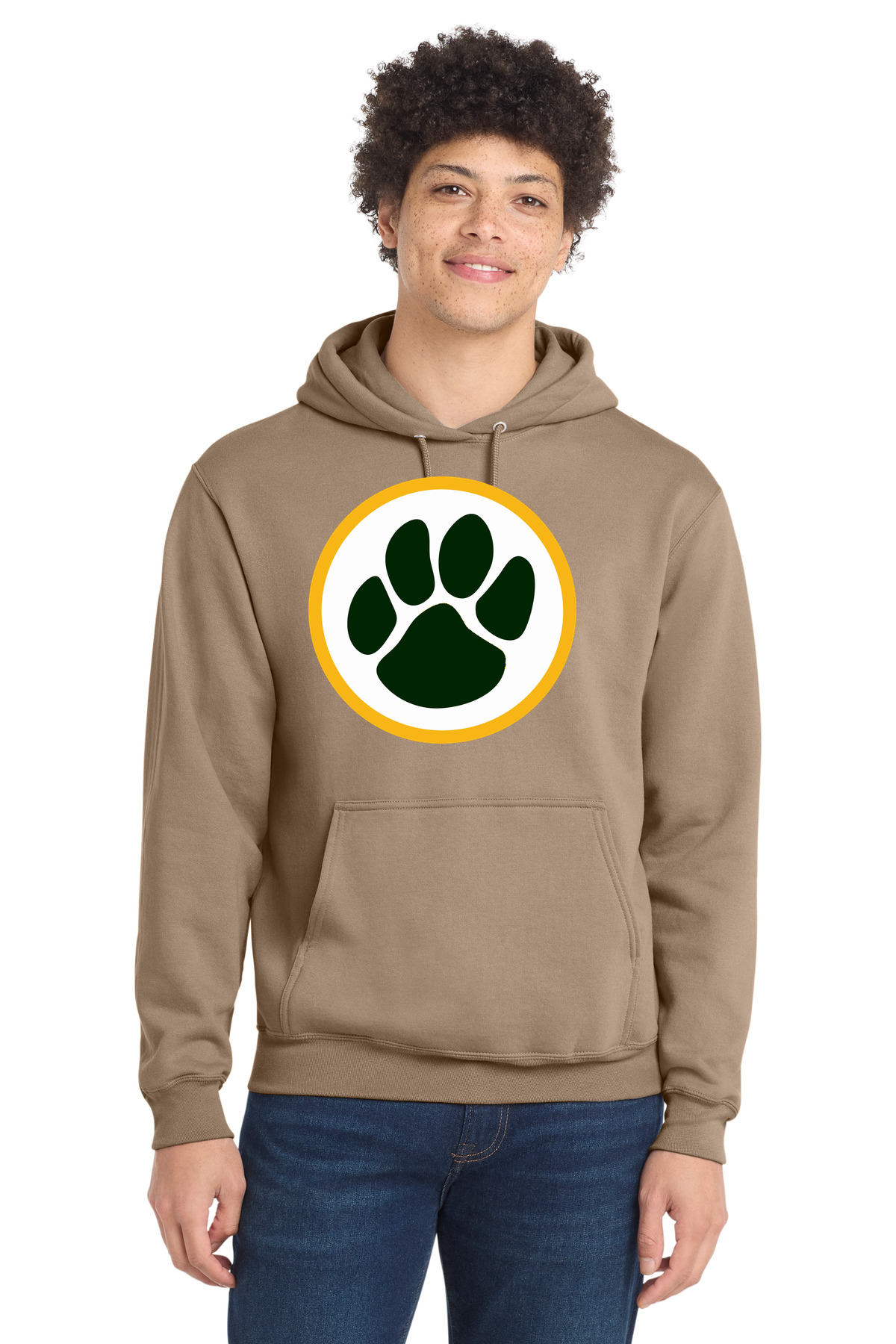 Ashwaubenon High School Football (Boys) - Sand Port & Co Core Fleece Pullover Hooded Sweatshirt. PC78H