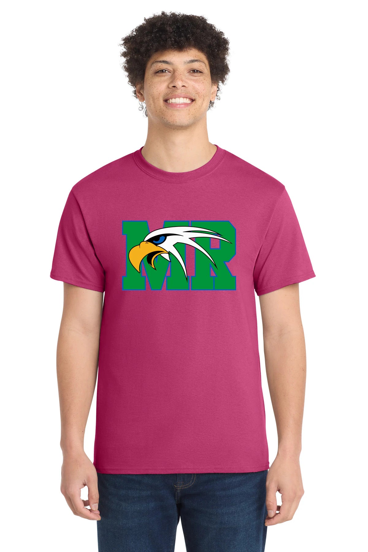 Maple River High School hockey_boys - Sangria Port & Co Core Cotton Tee. PC54