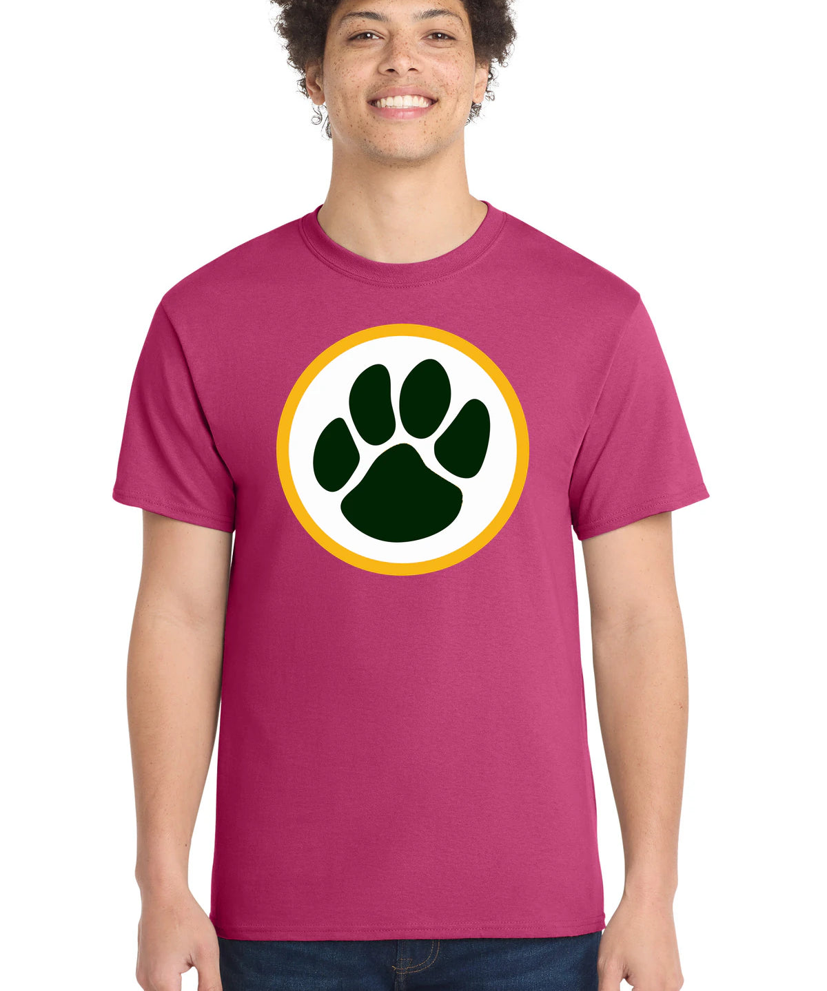 Ashwaubenon High School Football (Boys) - Sangria Port & Co Core Cotton Tee. PC54