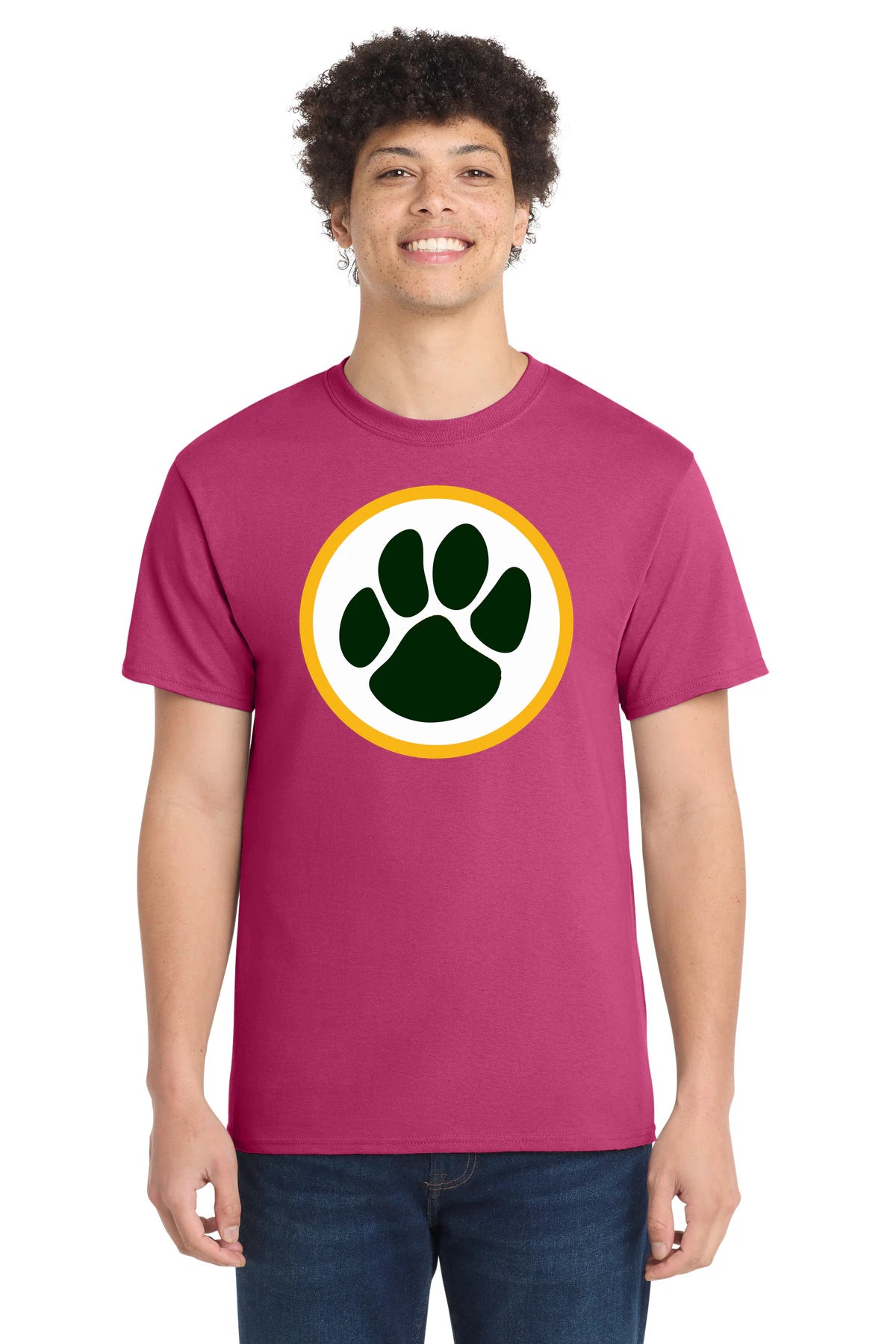 Ashwaubenon High School Football (Boys) - Sangria Port & Co Core Cotton Tee. PC54
