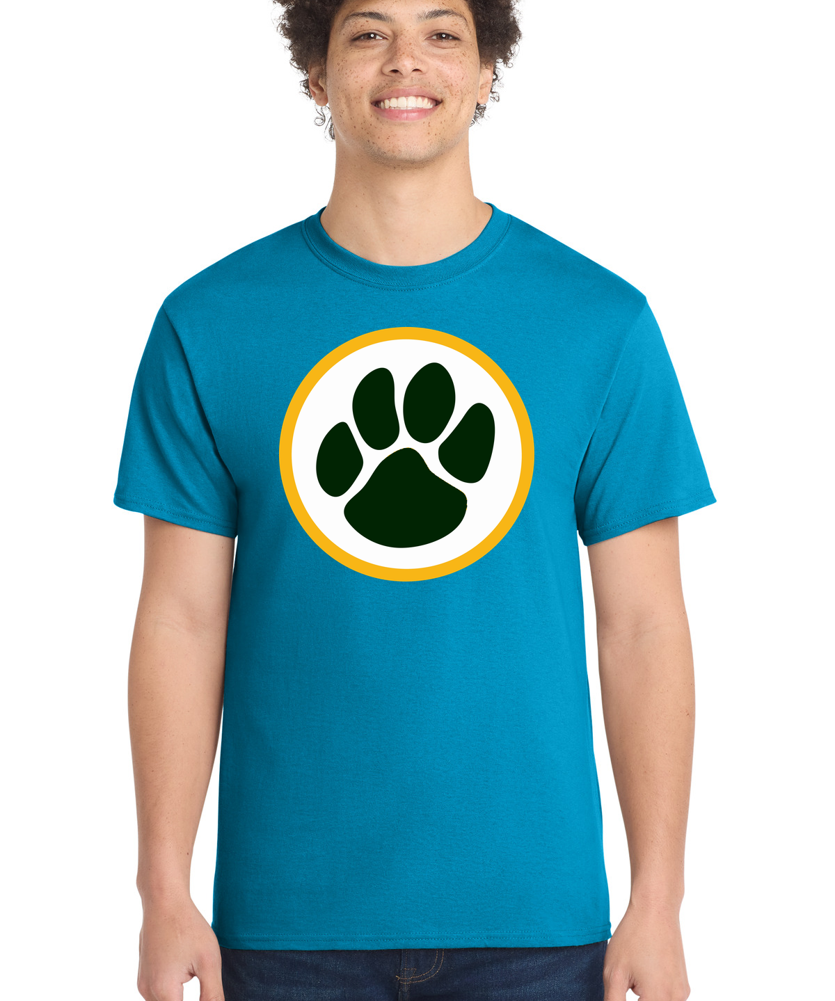 Ashwaubenon High School Football (Boys) - Sapphire Port & Co Core Cotton Tee. PC54