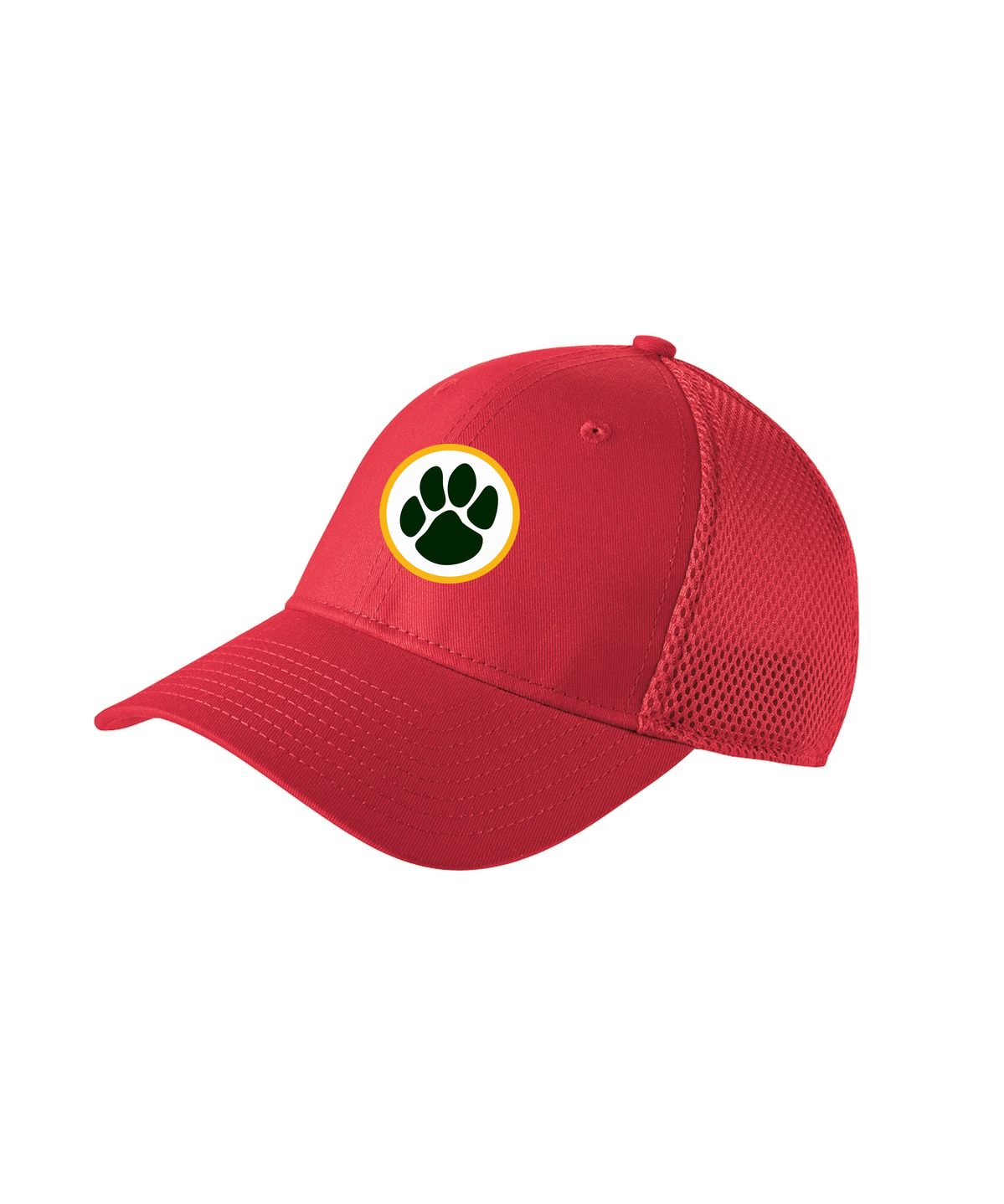 Ashwaubenon High School Football (Boys) - Scarlet Red New Era - Stretch Mesh Cap. NE1020