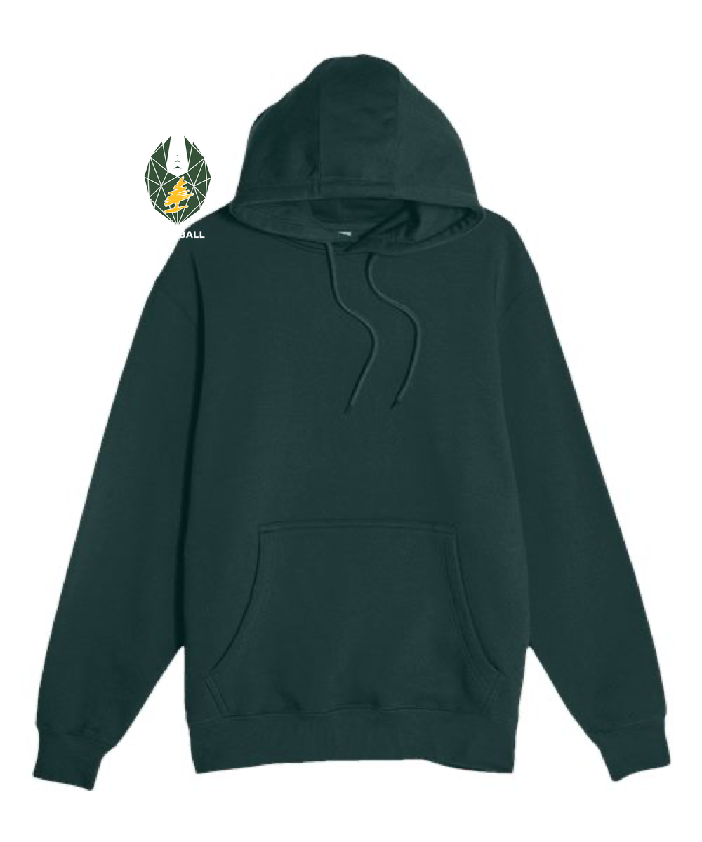 DC Everest Middle School Football — example store - Sport Green Hoodie Value - Full Front