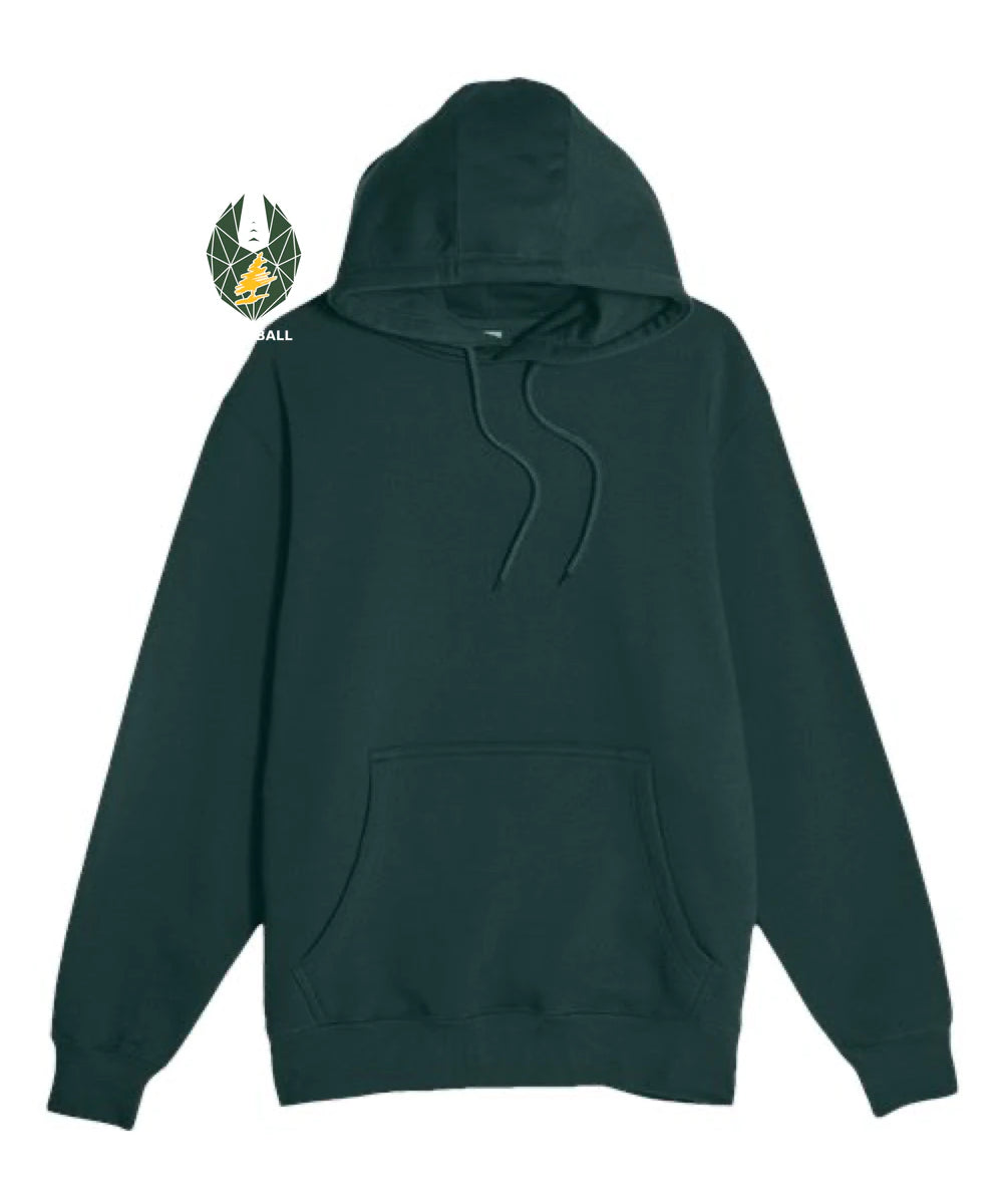 DC Everest Middle School Football — example store - Sport Green Hoodie Value - Full Front