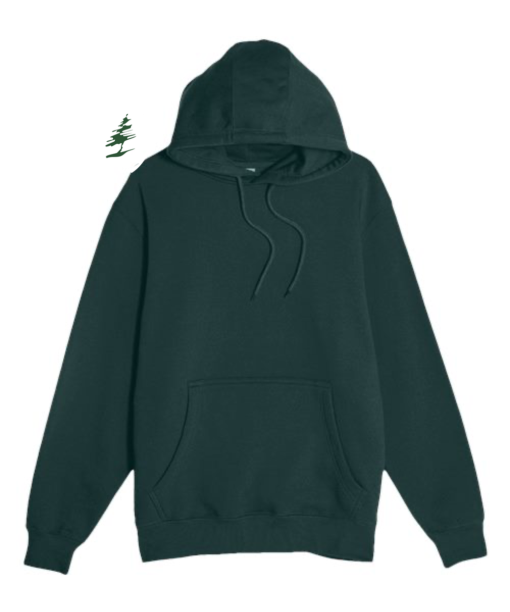 DC Everest Middle School Football — example store - Sport Green Hoodie Value - Full Front