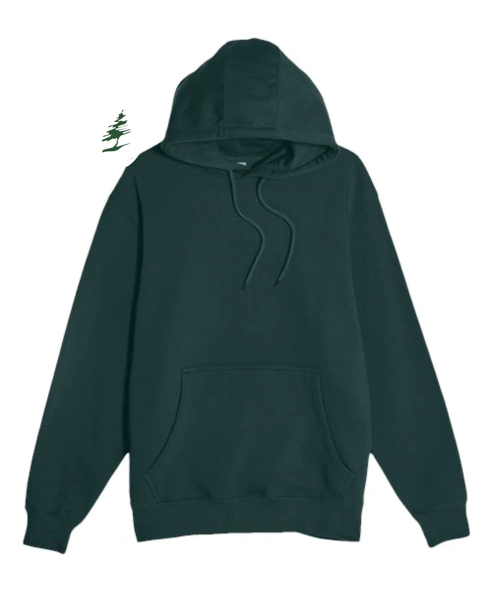 DC Everest Middle School Football — example store - Sport Green Hoodie Value - Full Front