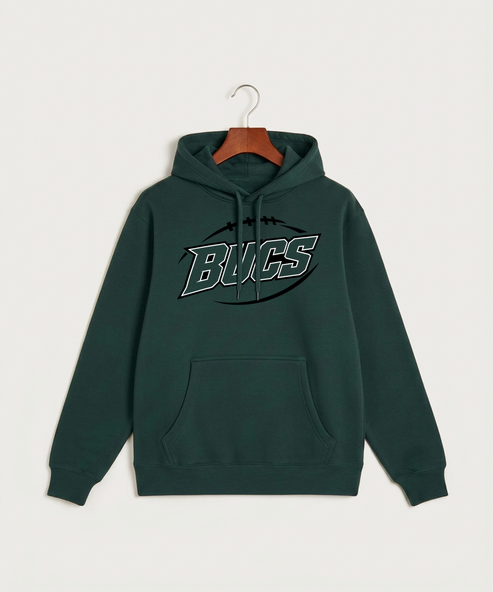 Waterville-Elysian-Morristown High School Football (Boys) - Sport Green Hoodie Value - Full Front