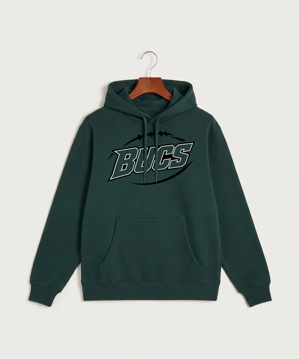 Waterville-Elysian-Morristown High School Football (Boys) - Sport Green Hoodie Value - Full Front