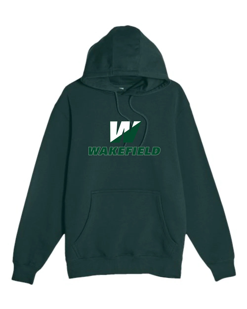 Wakefield High School N/A - Sport Green Hoodie Value - Full Front