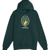 DC Everest Middle School Football — example store - Sport Green Hoodie Value - Full Front