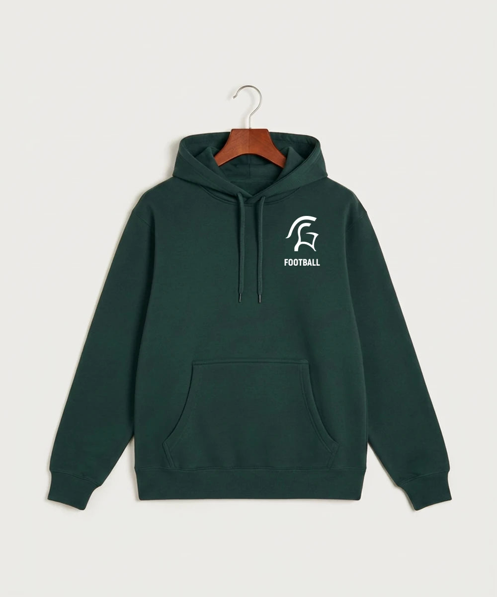 La Crescent-Hokah High School Football (Boys) - Sport Green Hoodie Value - Left Chest