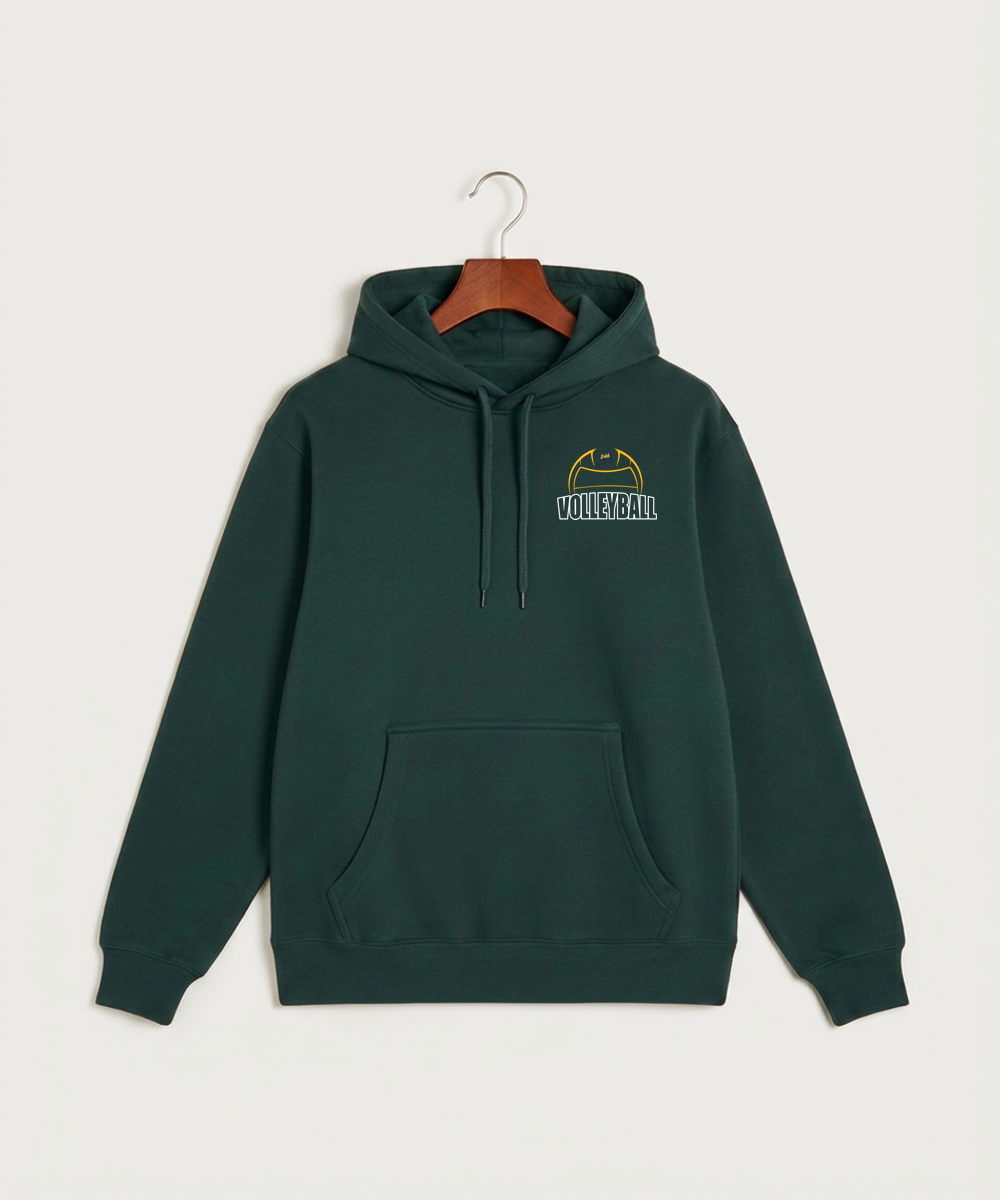 Rosemount High School Volleyball (Girls) - Sport Green Hoodie Value - Left Chest