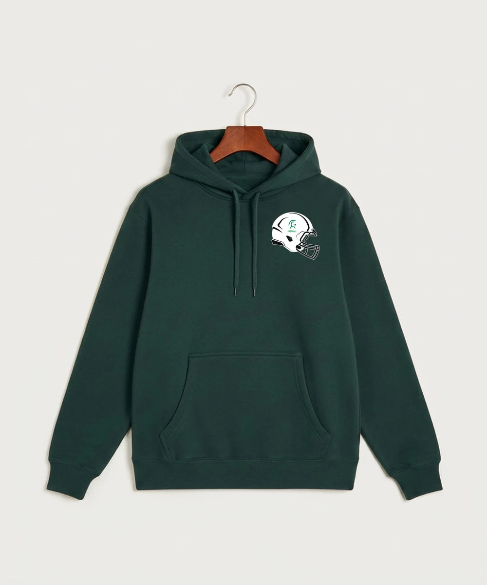 La Crescent-Hokah High School Football (Boys) - Sport Green Hoodie Value - Left Chest