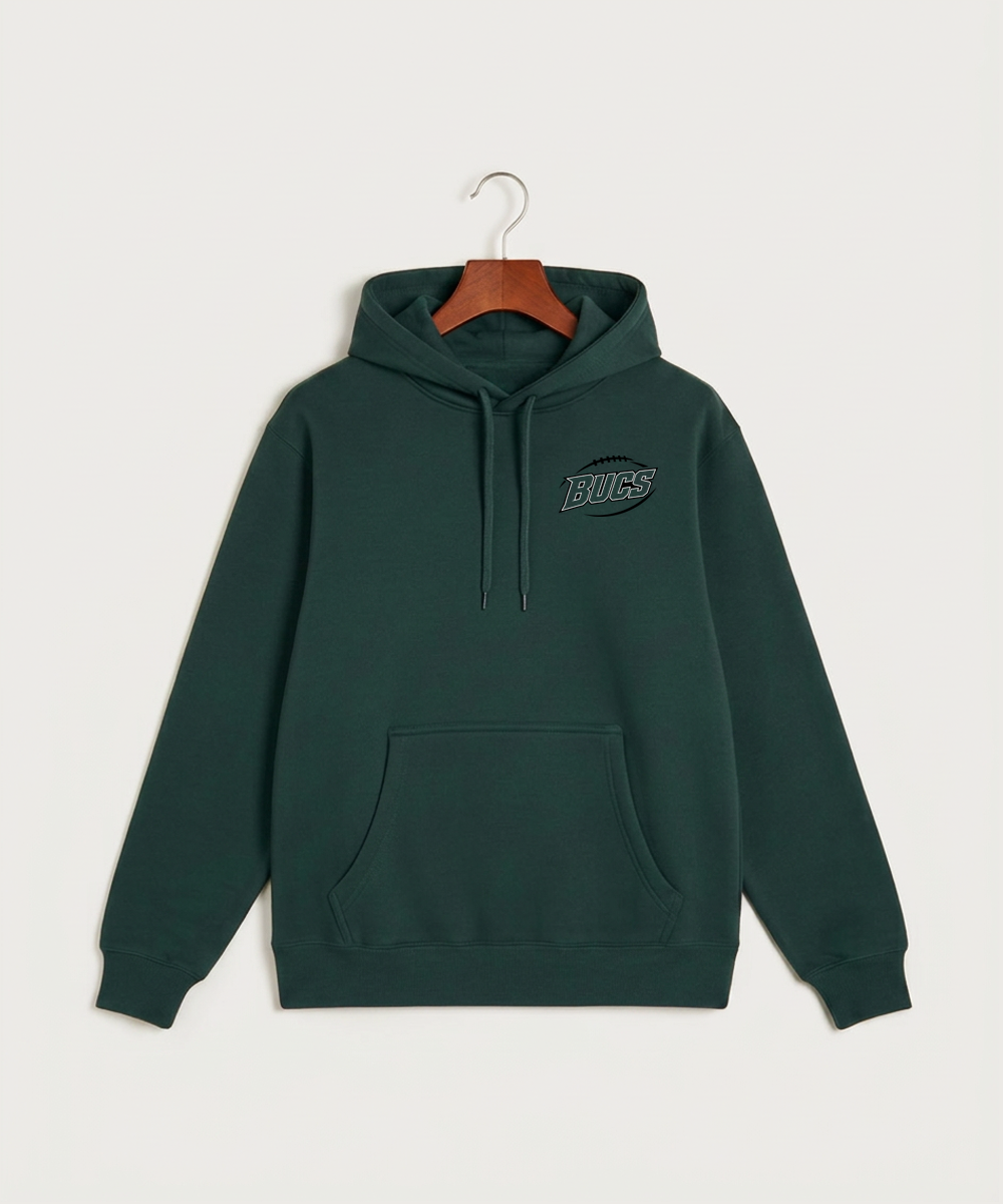 Waterville-Elysian-Morristown High School Football (Boys) - Sport Green Hoodie Value - Left Chest