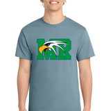 Maple River High School hockey_boys - Stonewashed Blue Port & Co Core Cotton Tee. PC54