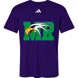 Maple River High School hockey_boys - Team Collegiate Purple/ White Men's Pregame T-Shirt