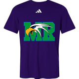 Maple River High School hockey_boys - Team Collegiate Purple/ White Men's Pregame T-Shirt
