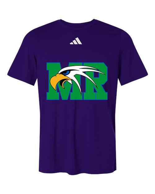 Maple River High School hockey_boys - Team Collegiate Purple/ White Men's Pregame T-Shirt