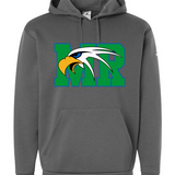Maple River High School hockey_boys - Team Grey Four Men's Fleece Hooded Sweatshirt