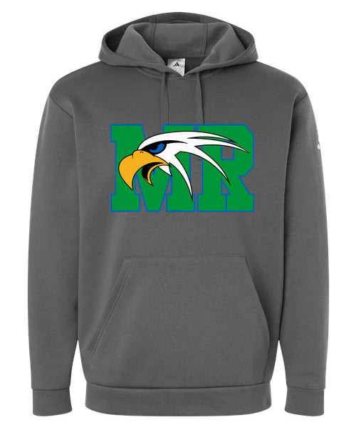 Maple River High School baseball_boys - Team Grey Four Men's Fleece Hooded Sweatshirt