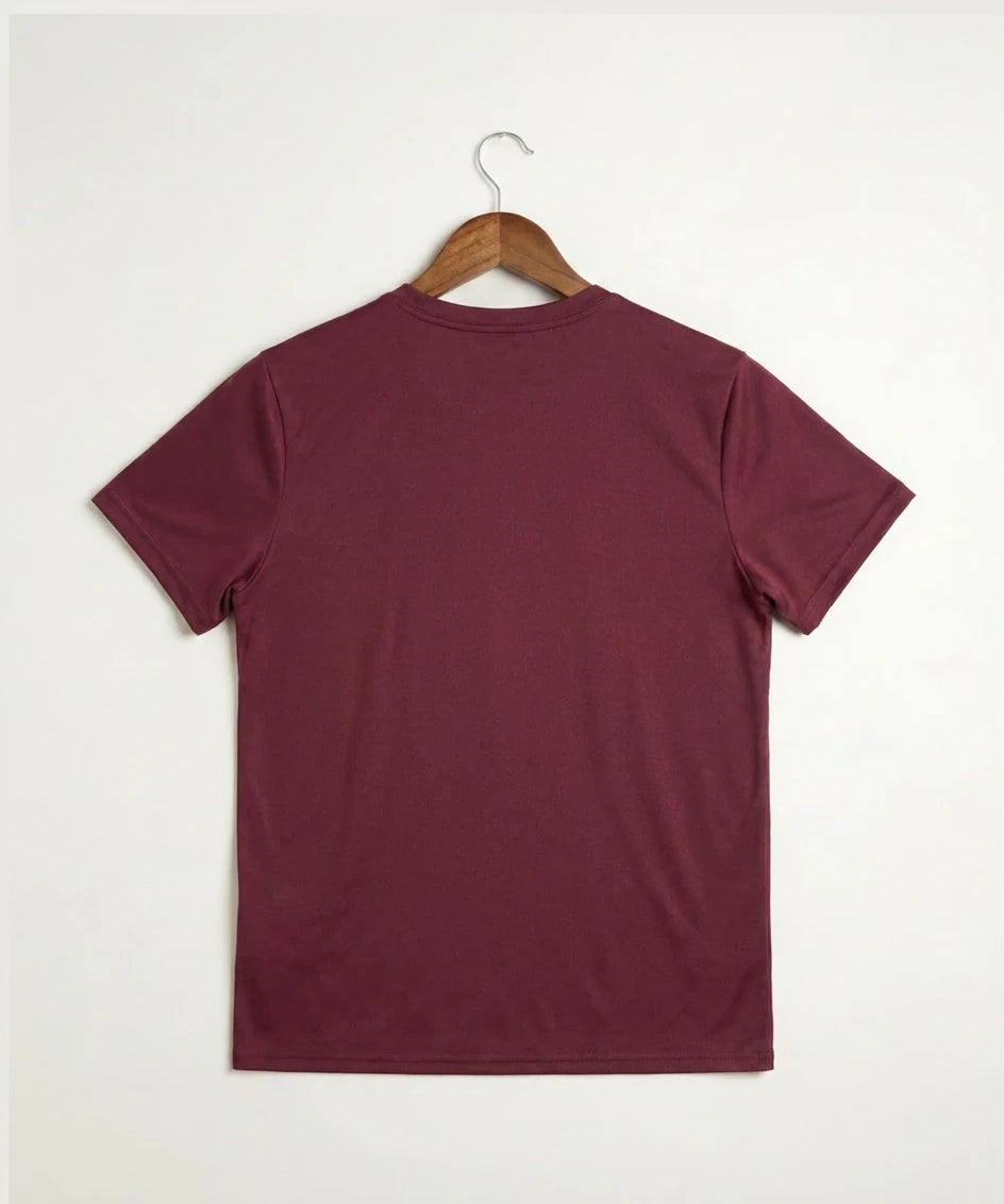 Abingdon High School Football (Boys) - Team Maroon Nike Swoosh Sleeve rLegend Tee NKDX8730 — back