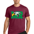 Maple River High School hockey_boys - Team Maroon Nike Swoosh Sleeve rLegend Tee NKDX8730