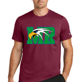 Maple River High School hockey_boys - Team Maroon Nike Swoosh Sleeve rLegend Tee NKDX8730