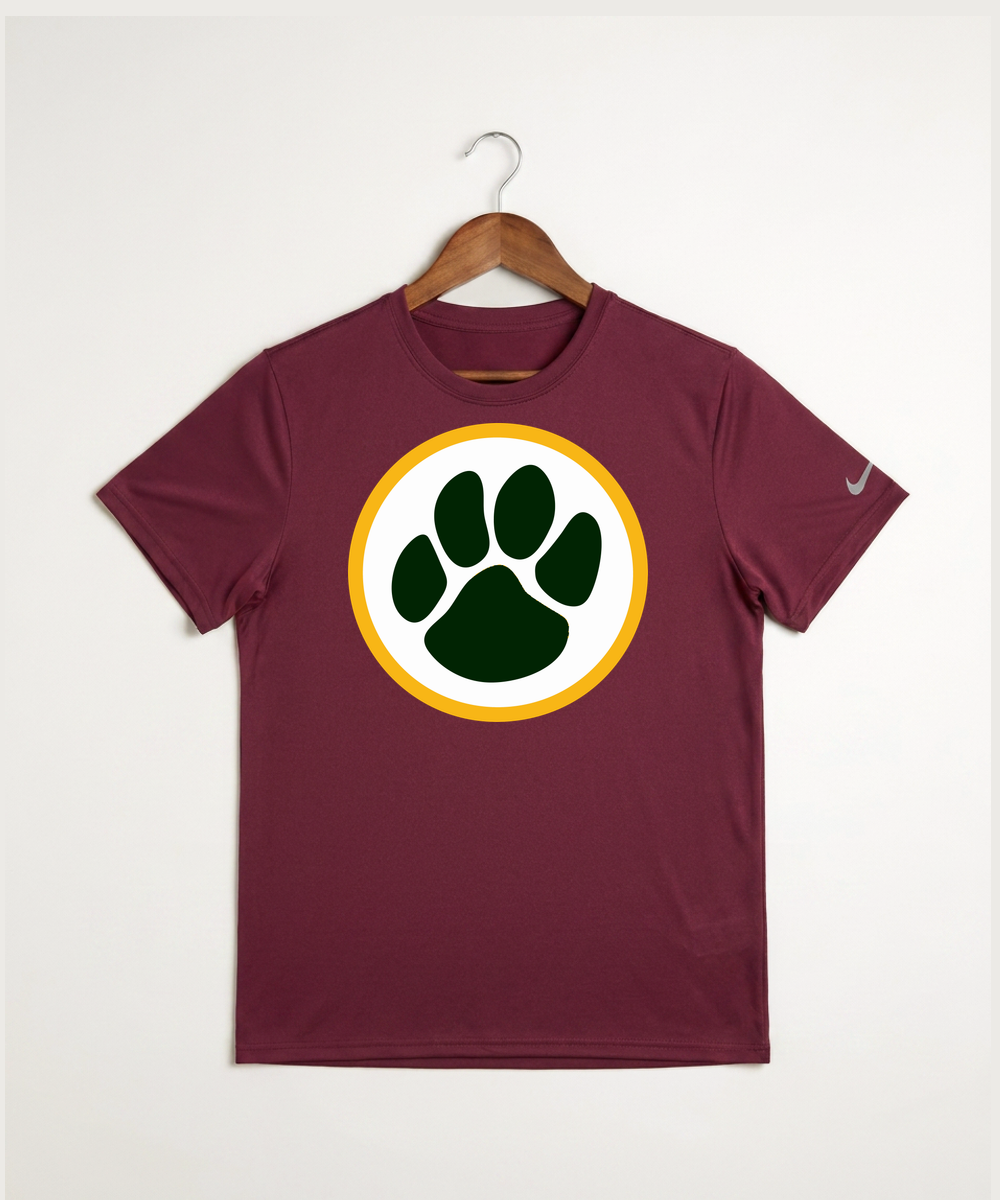 Ashwaubenon High School Football (Boys) - Team Maroon Nike Swoosh Sleeve rLegend Tee NKDX8730