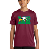 Maple River High School hockey_boys - Team Maroon Nike Youth Swoosh Sleeve rLegend Tee NKDX8787