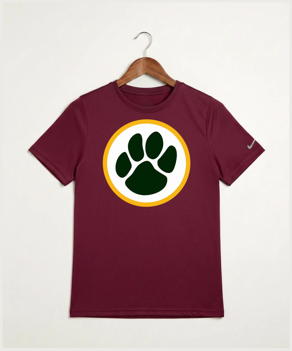 Ashwaubenon High School Football (Boys) - Team Maroon Nike Youth Swoosh Sleeve rLegend Tee NKDX8787
