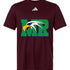Maple River High School hockey_boys - Team Maroon/ White Men's Pregame T-Shirt