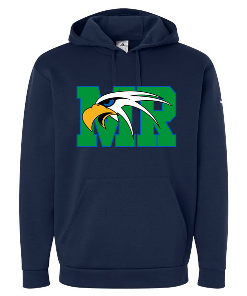 Maple River High School hockey_boys - Team Navy Blue Men's Fleece Hooded Sweatshirt