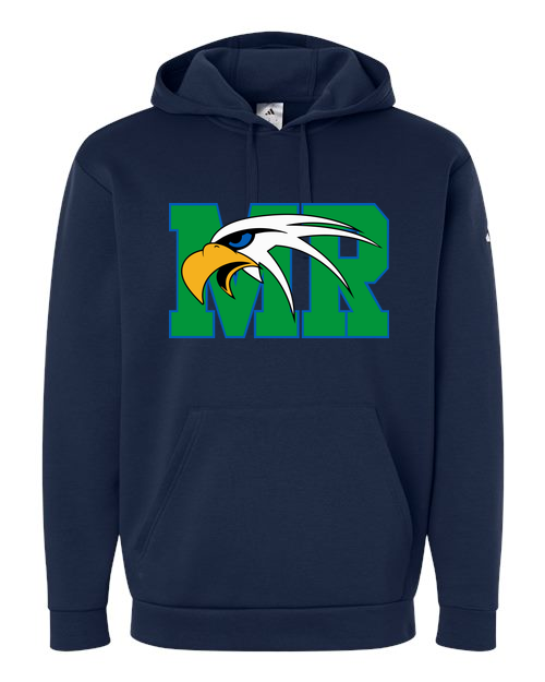 Maple River High School hockey_boys - Team Navy Blue Men's Fleece Hooded Sweatshirt