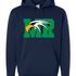 Maple River High School hockey_boys - Team Navy Blue Men's Fleece Hooded Sweatshirt