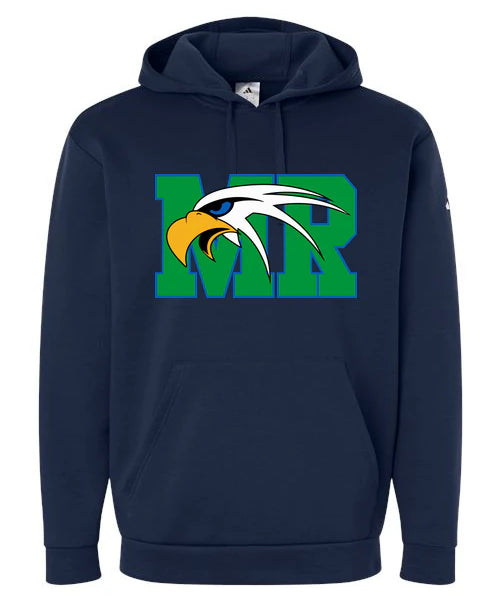 Maple River High School hockey_boys - Team Navy Blue Men's Fleece Hooded Sweatshirt