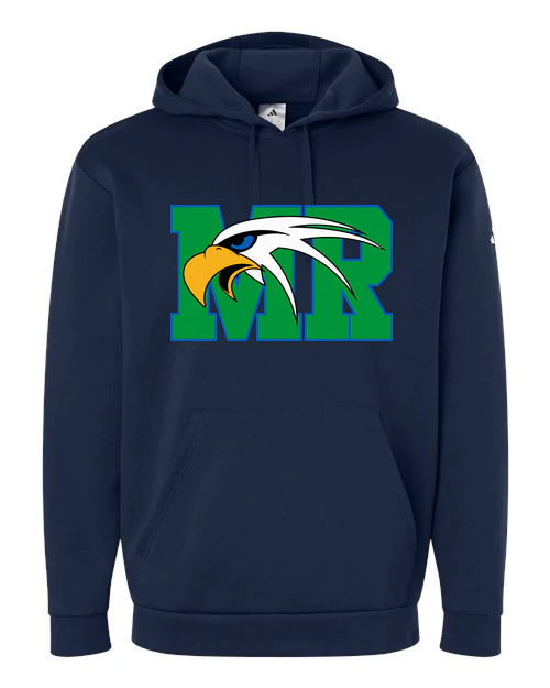 Maple River High School hockey_boys - Team Navy Blue Men's Fleece Hooded Sweatshirt