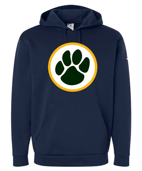 Ashwaubenon High School Football (Boys) - Team Navy Blue Men's Fleece Hooded Sweatshirt