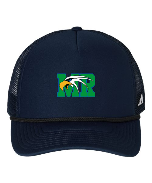 Maple River High School hockey_boys - Team Navy Blue/ Black/ White Fundamental Dispatch Trucker Cap