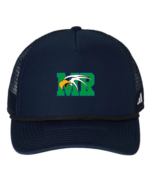 Maple River High School hockey_boys - Team Navy Blue/ Black/ White Fundamental Dispatch Trucker Cap