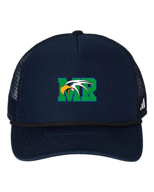 Maple River High School hockey_boys - Team Navy Blue/ Black/ White Fundamental Dispatch Trucker Cap