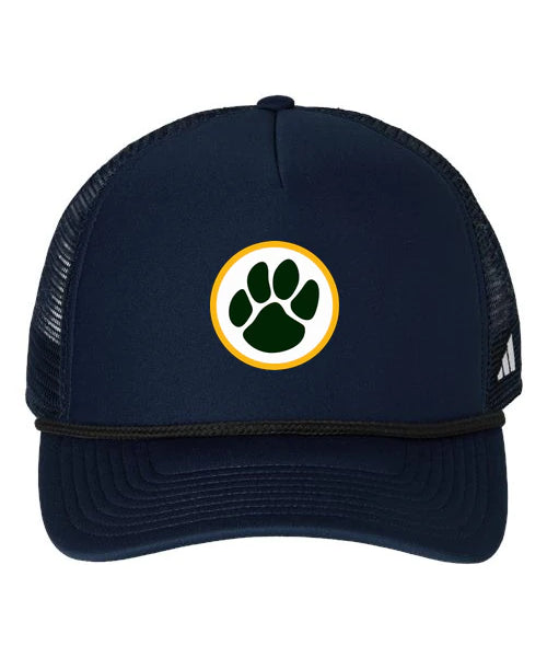 Ashwaubenon High School Football (Boys) - Team Navy Blue/ Black/ White Fundamental Dispatch Trucker Cap