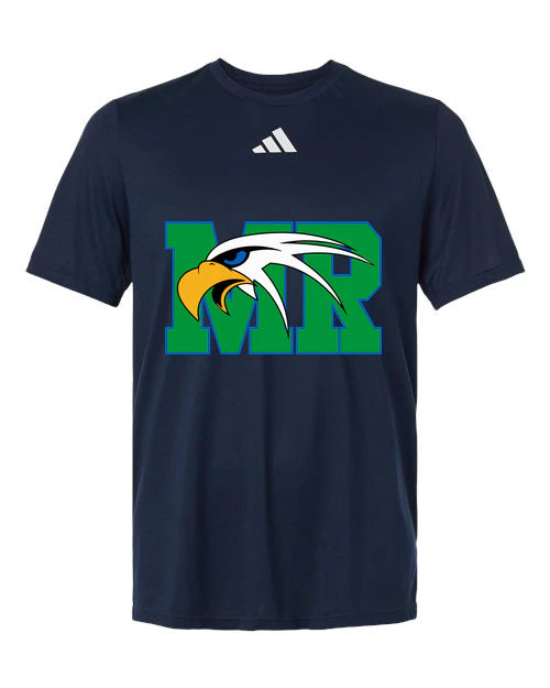 Maple River High School hockey_boys - Team Navy Blue/ White Men's Pregame T-Shirt