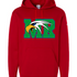 Maple River High School hockey_boys - Team Power Red Men's Fleece Hooded Sweatshirt