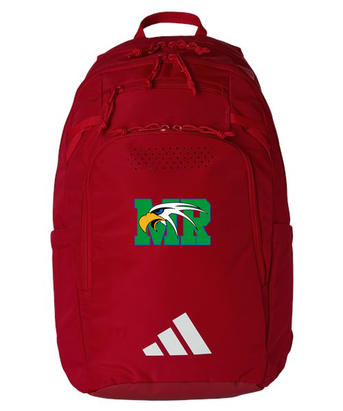 Maple River High School hockey_boys - Team Power Red/ White Defender 5 Backpack
