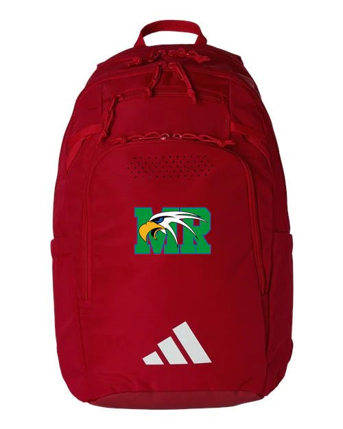 Maple River High School hockey_boys - Team Power Red/ White Defender 5 Backpack
