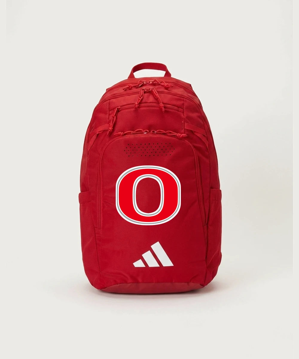 Osakis High School Athletics Coed - Team Power Red/ White Defender 5 Backpack