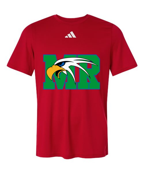 Maple River High School hockey_boys - Team Power Red/ White Men's Pregame T-Shirt